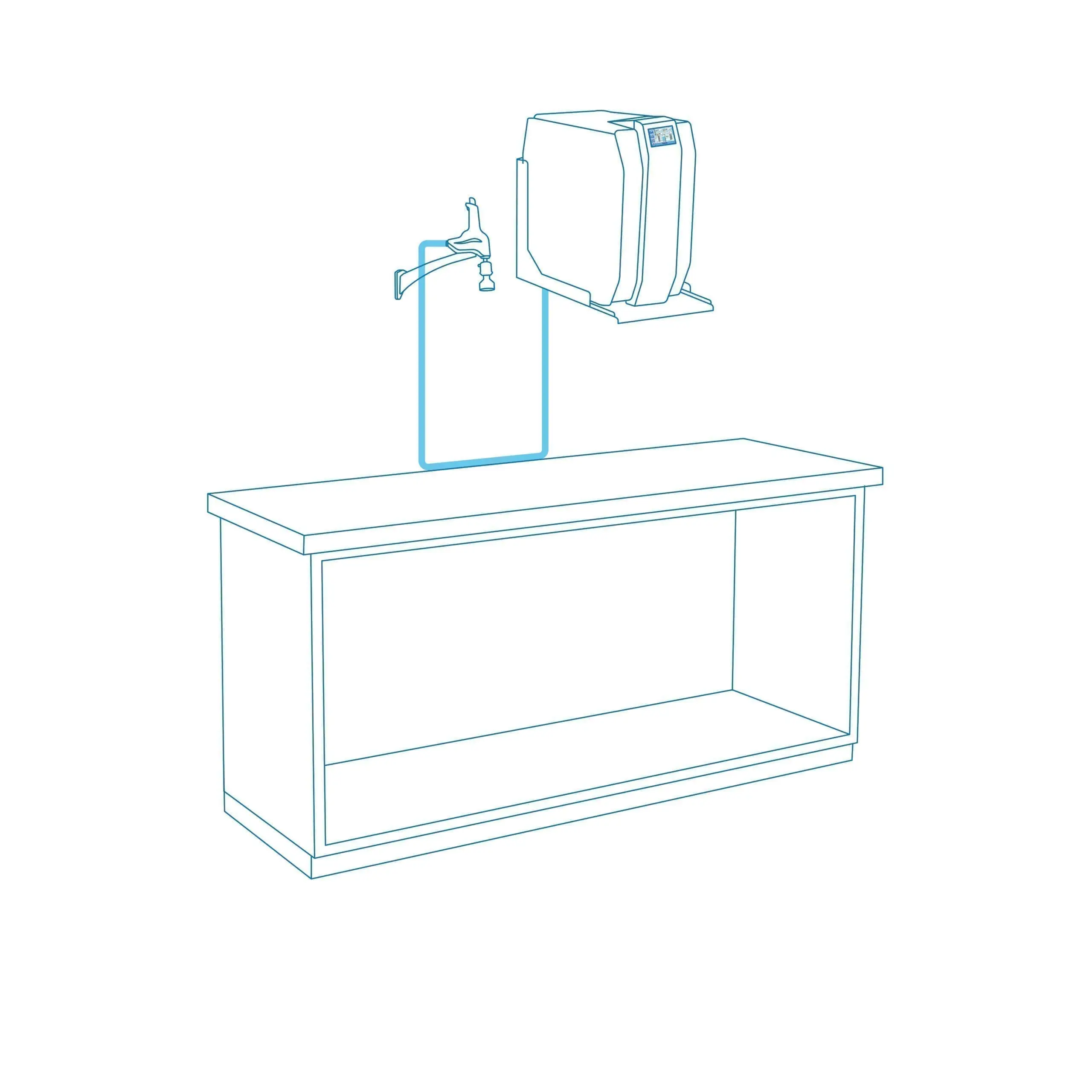 Options: Wall mount Aquinity P10