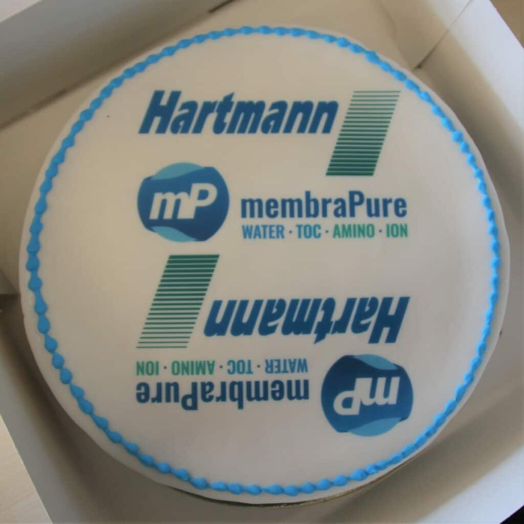 Torte membraPure und Hartmann