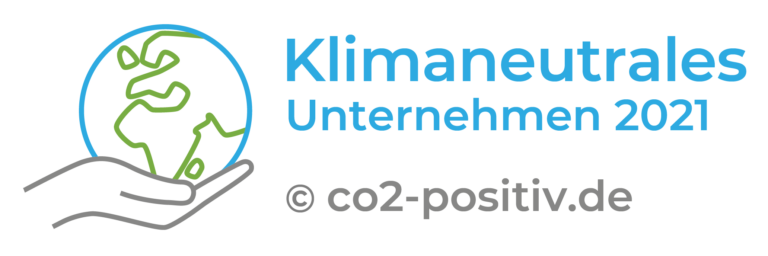 CO2 Positiv klimaneutrales Unternehmen 2021
