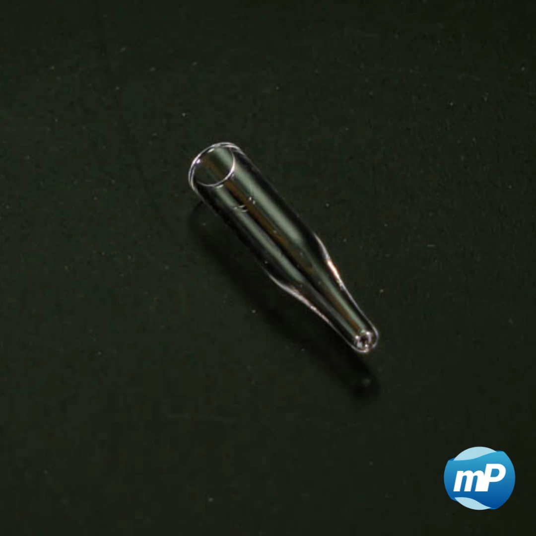 Mikroeinsatz 0,1 ml 31 x 6 mm Klarglas (100 Stück)
